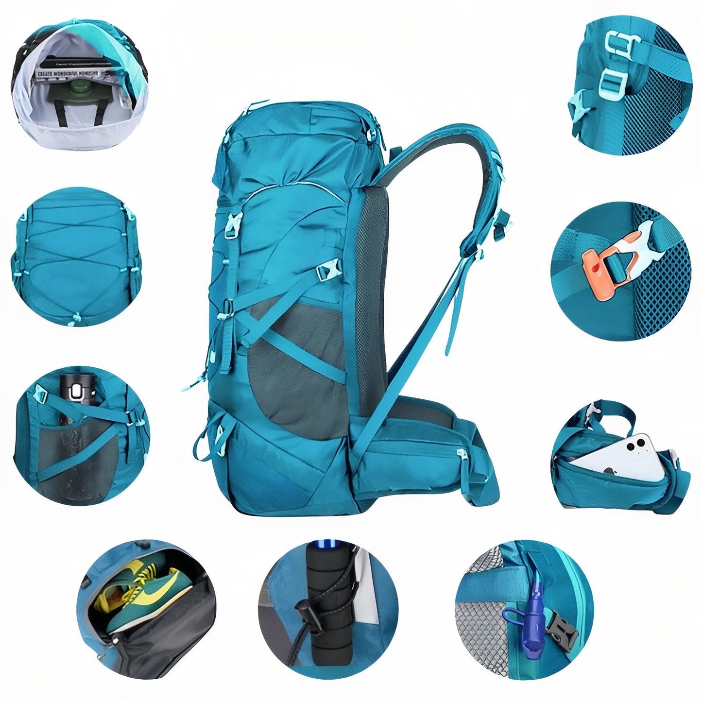 Sac Randonnée Multipoches 50l