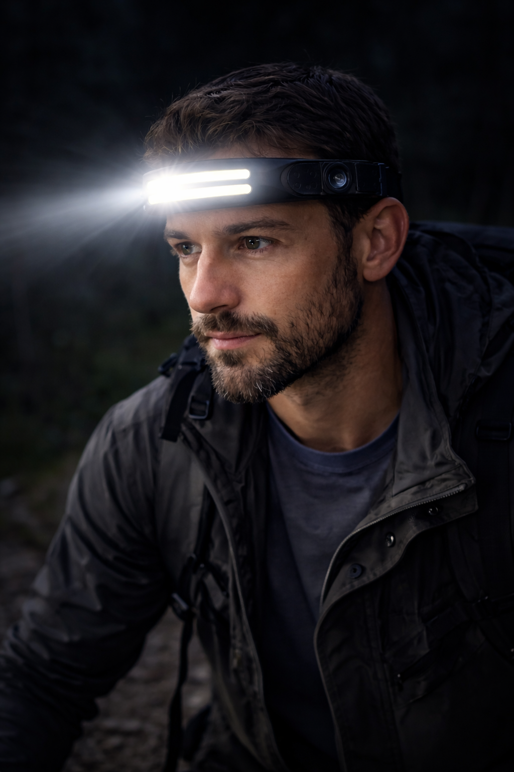 Lampe Frontale LED Rechargeable Outdoor