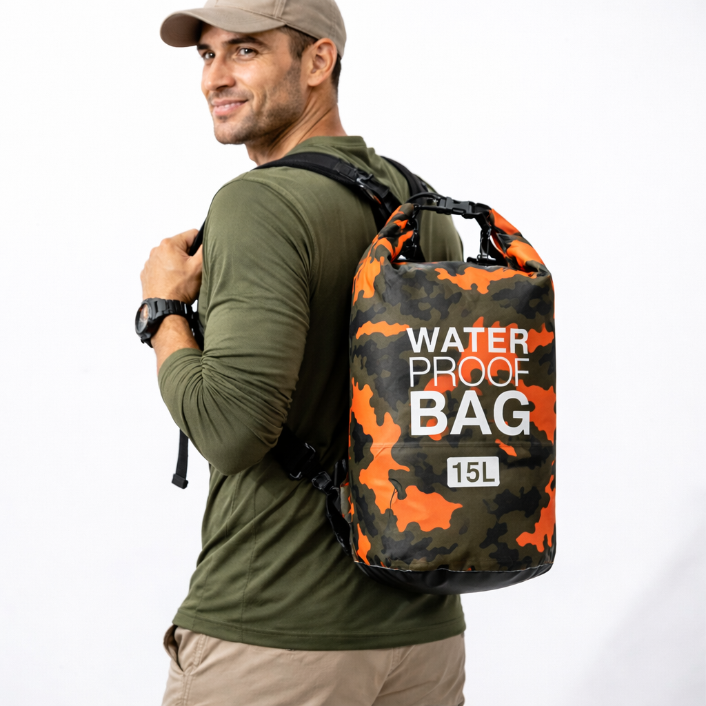 Sac à dos imperméable camouflage