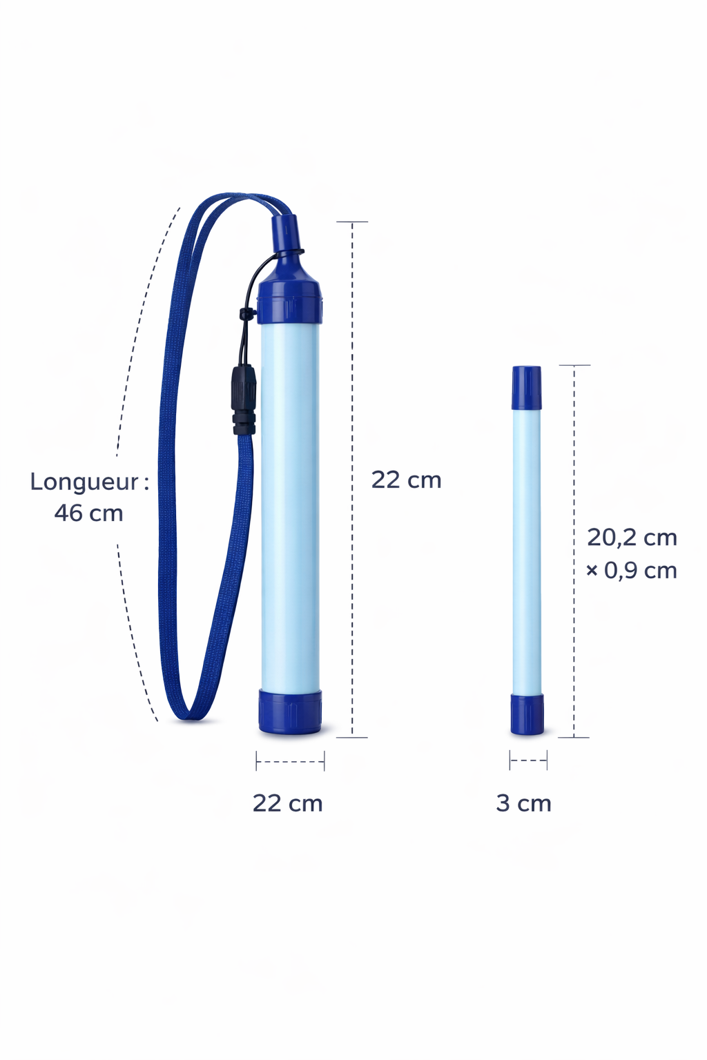 Filtre à Eau Portable de Randonnée