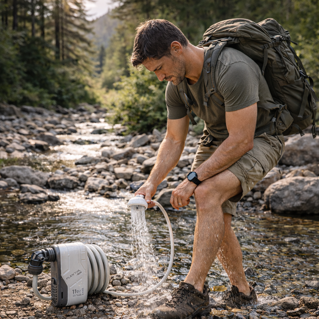 Douche de Camping Portable Rechargeable Flextail