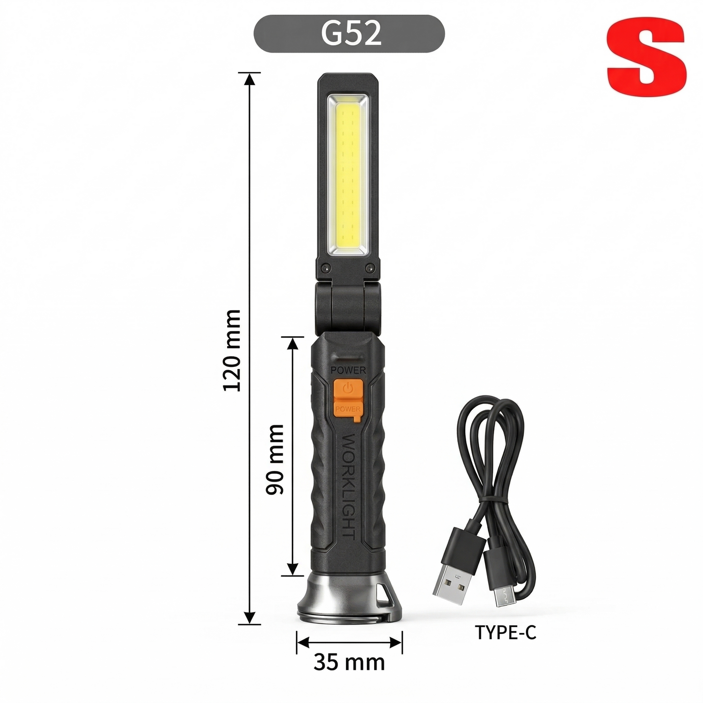 Lampe COB Rechargeable — Éclairage Puissant et Autonome, Partout