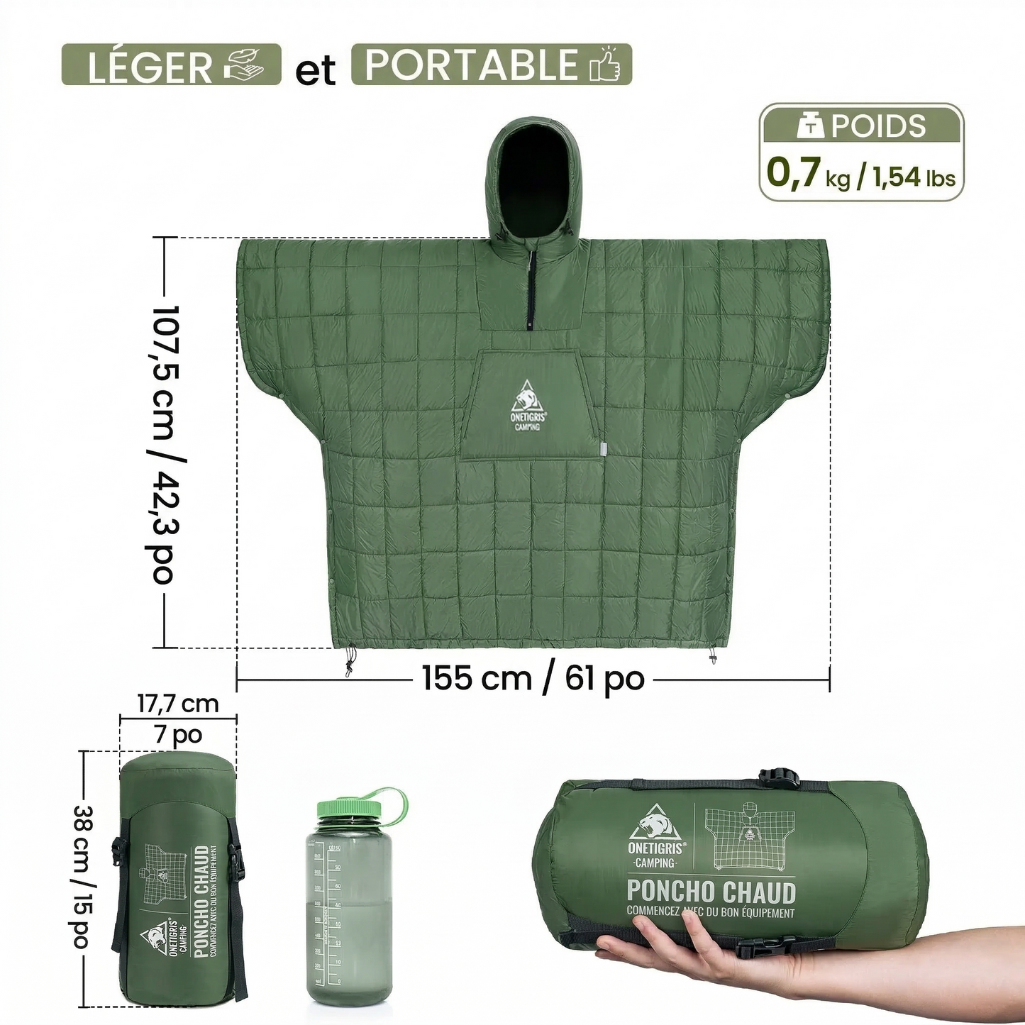 Poncho Couverture Thermique