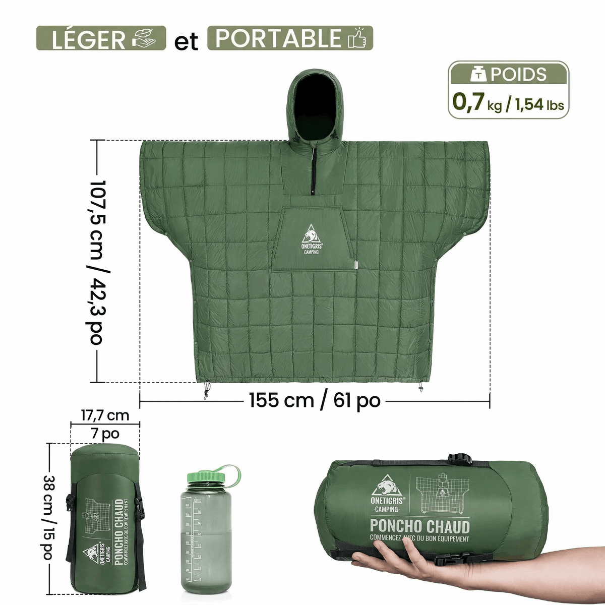 Poncho Couverture Thermique