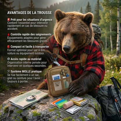 Pochette de premiers secours tactique RHINO RESCUE