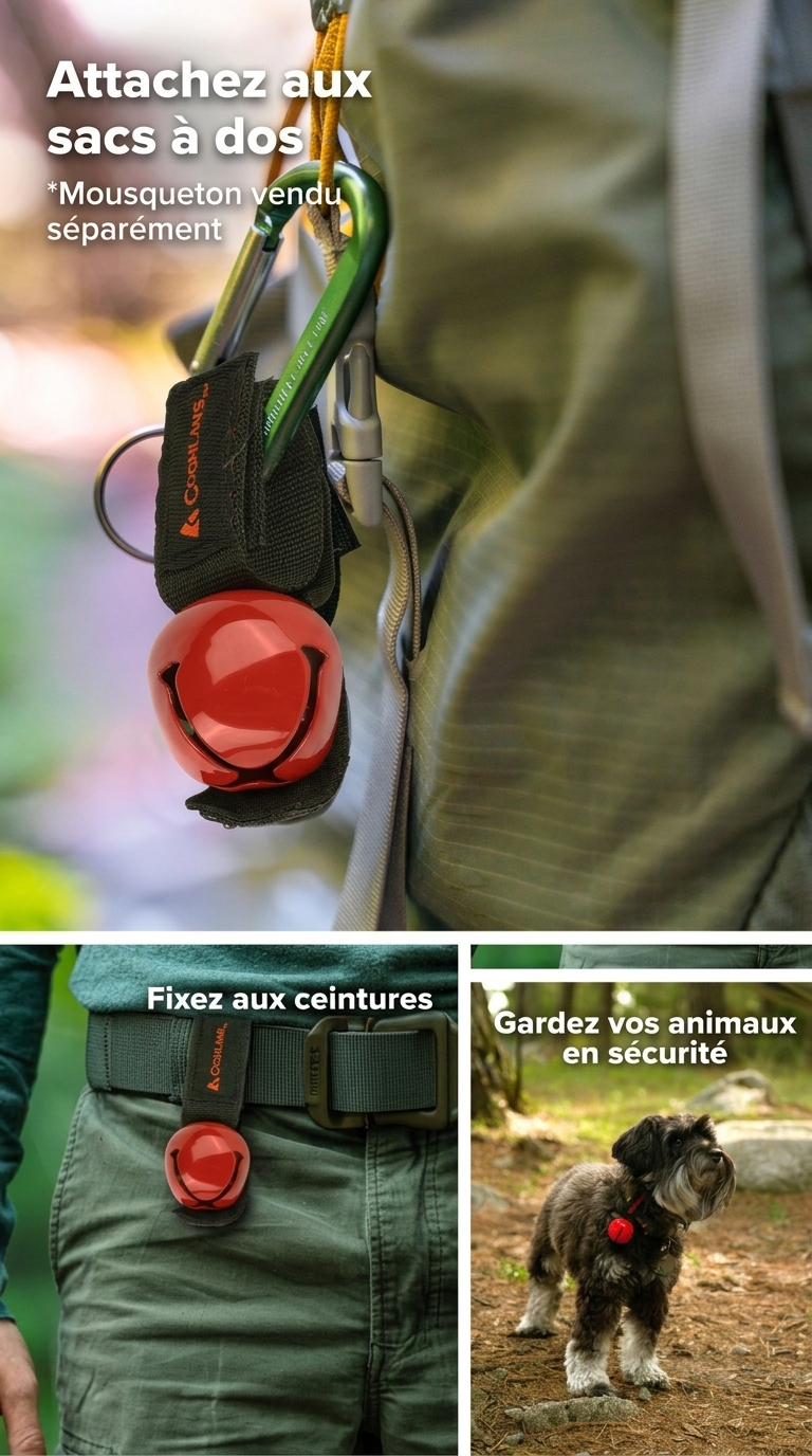 Cloche de Randonnée pour Animaux Sauvages