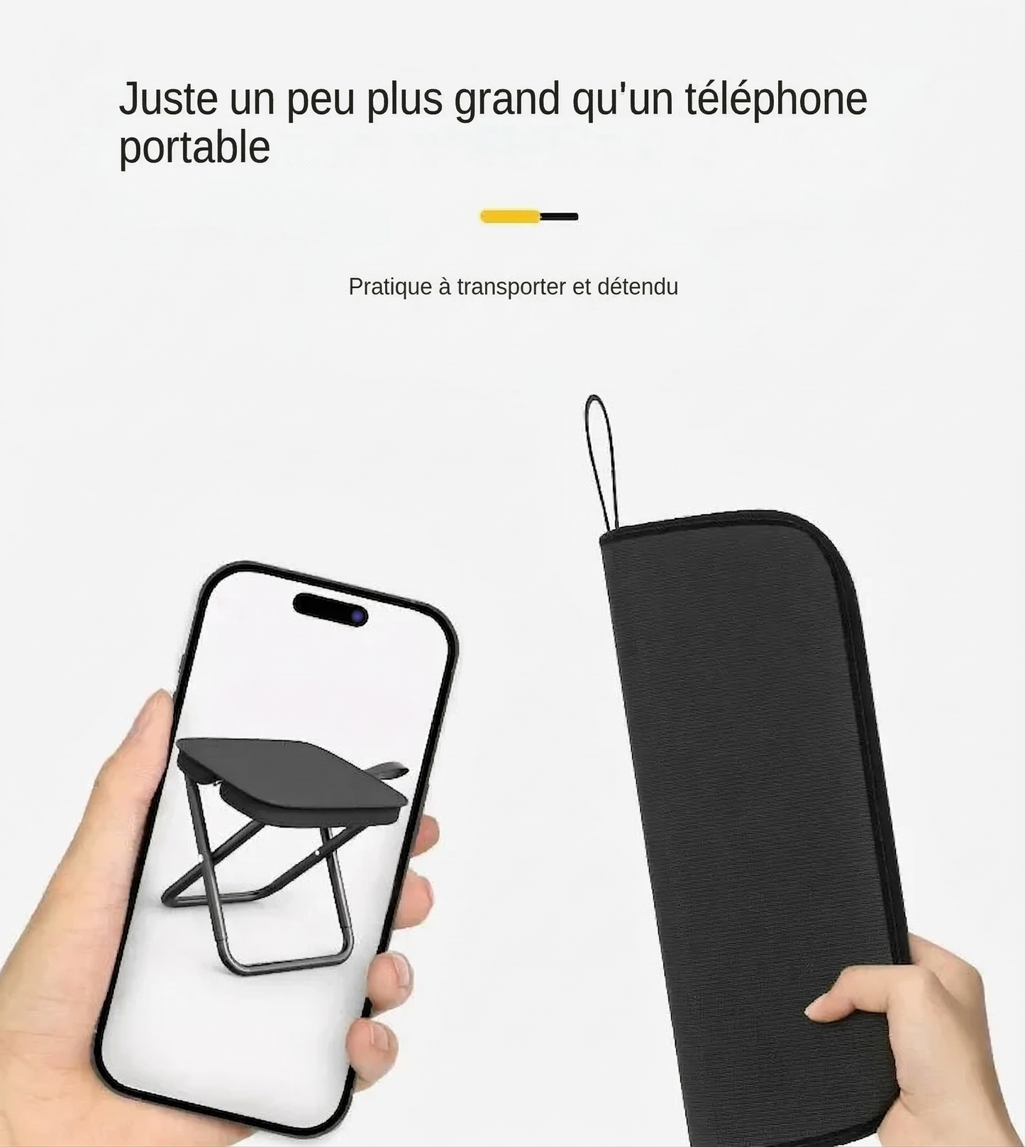 Chaise pliante multifonctionnelle portative de camping