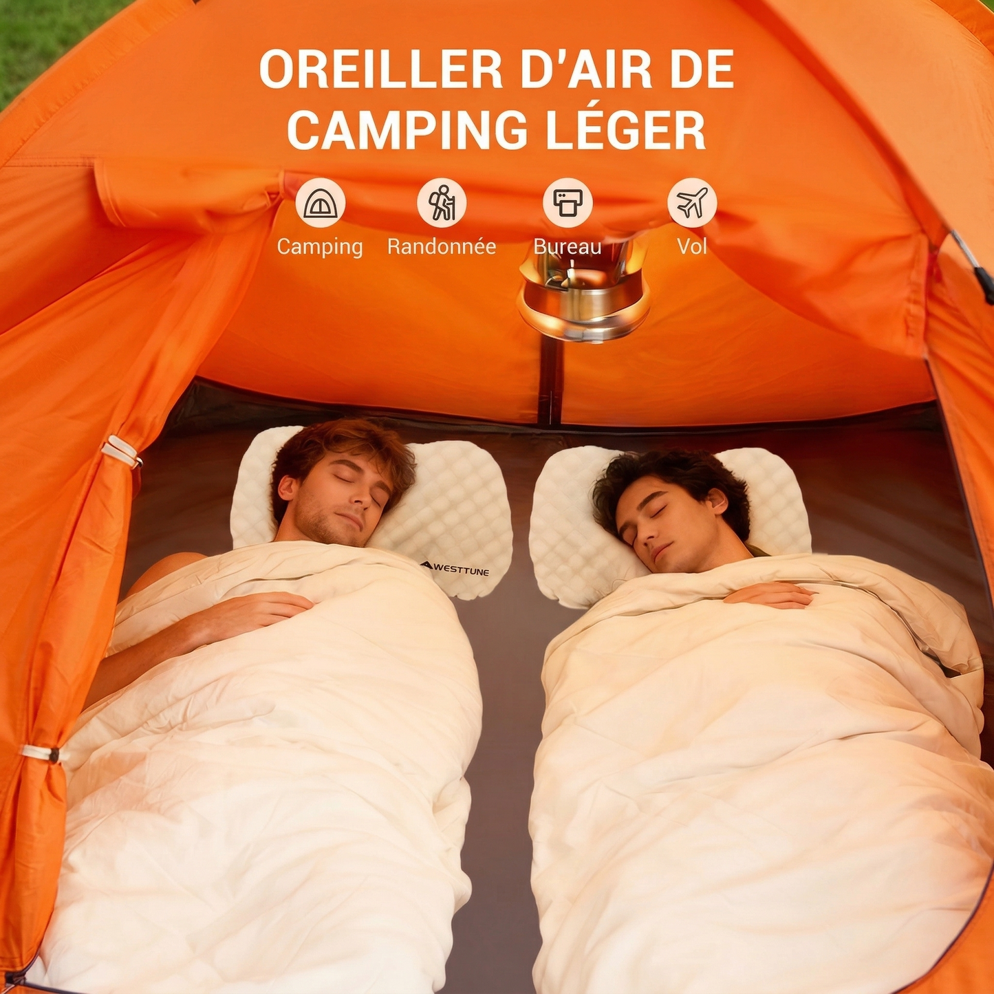 Oreiller Gonflable Ergonomique