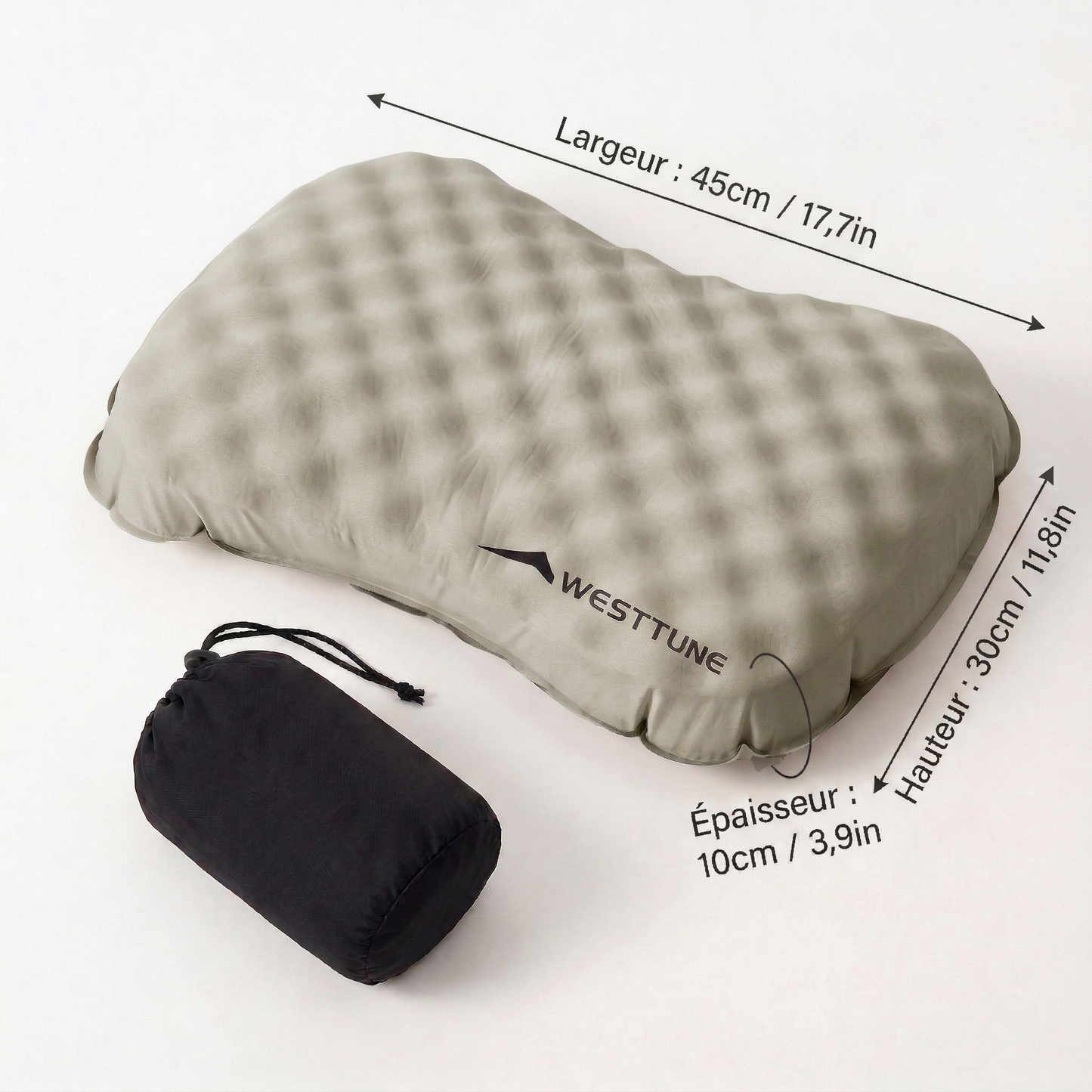 Oreiller Gonflable Ergonomique