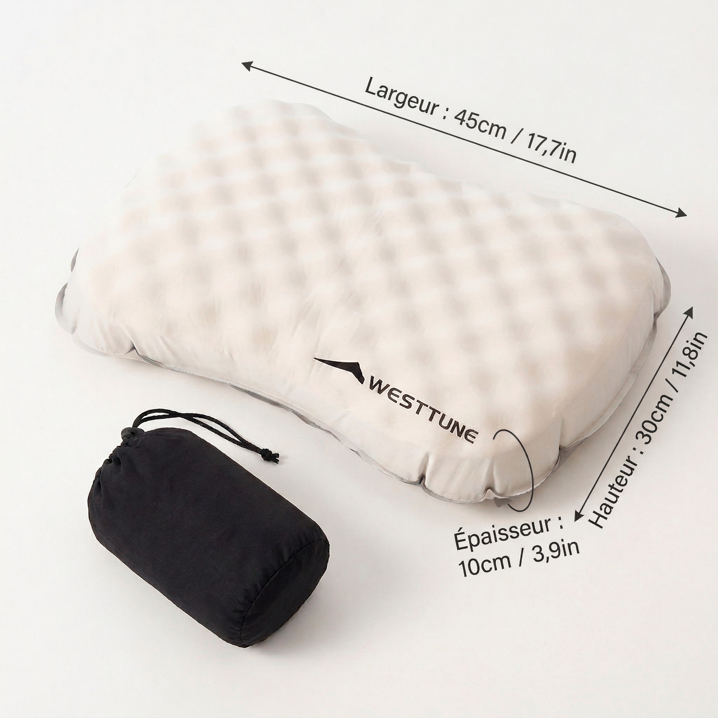 Oreiller Gonflable Ergonomique