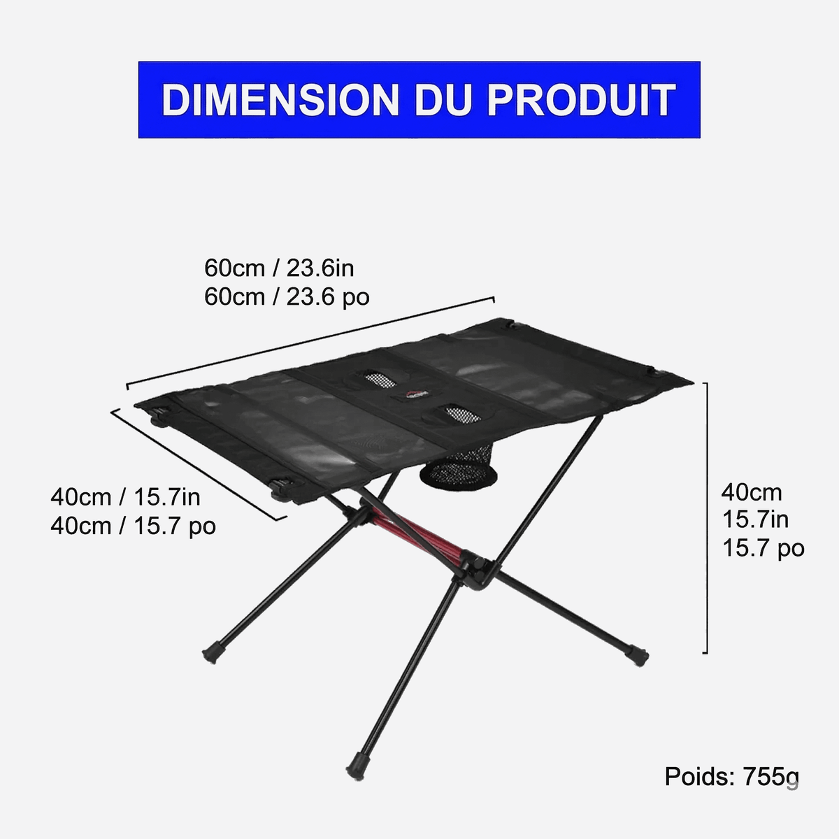 Table Pliante Outdoor