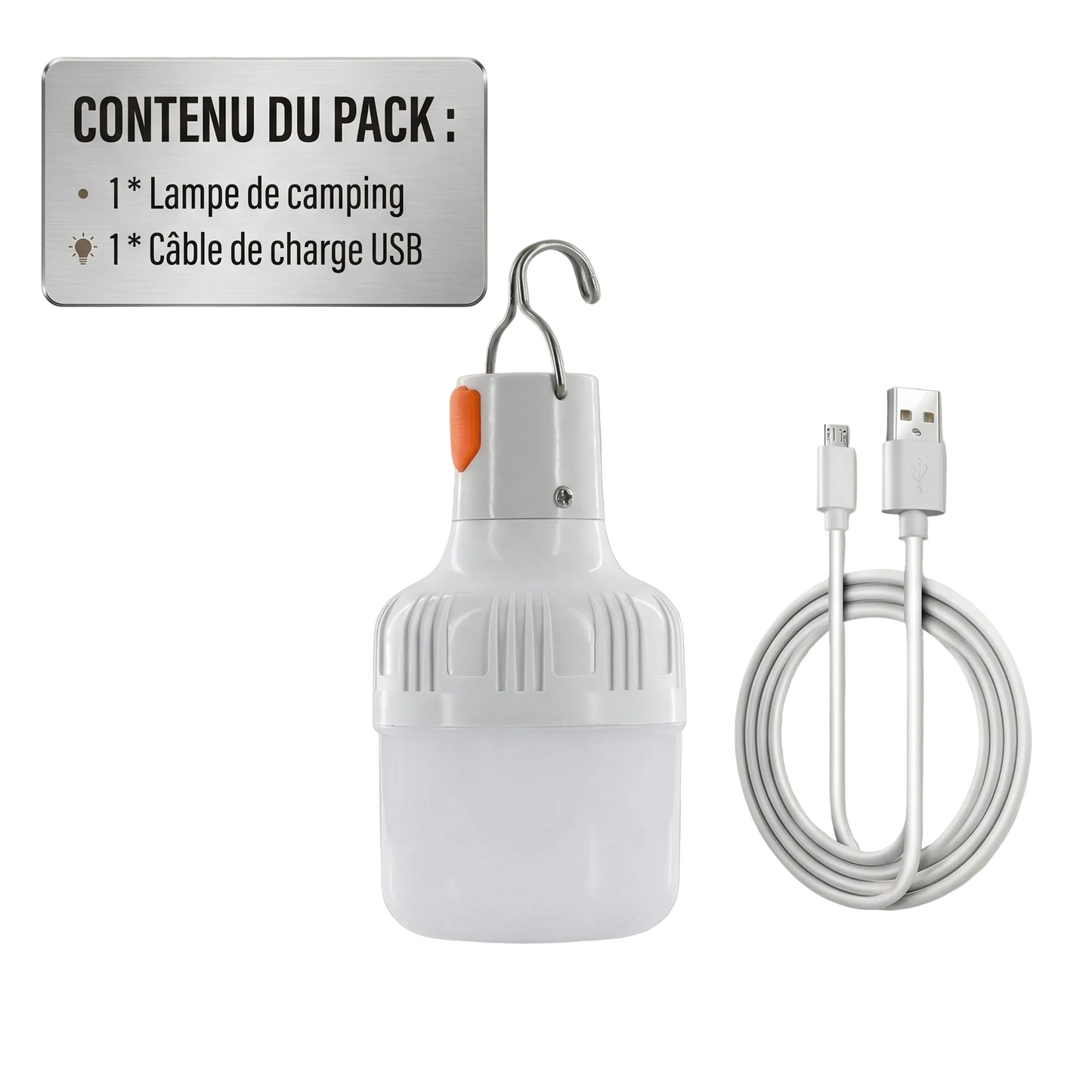 Lampe LED Rechargeable Outdoor – Éclairage Puissant et Portable