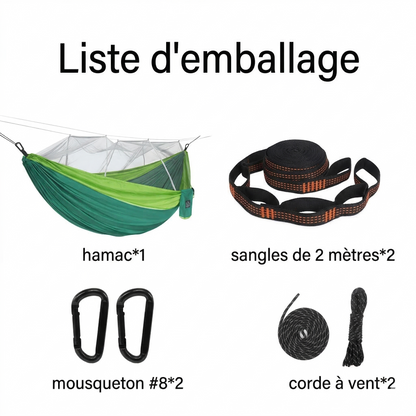 Hamac avec Moustiquaire Intégrée