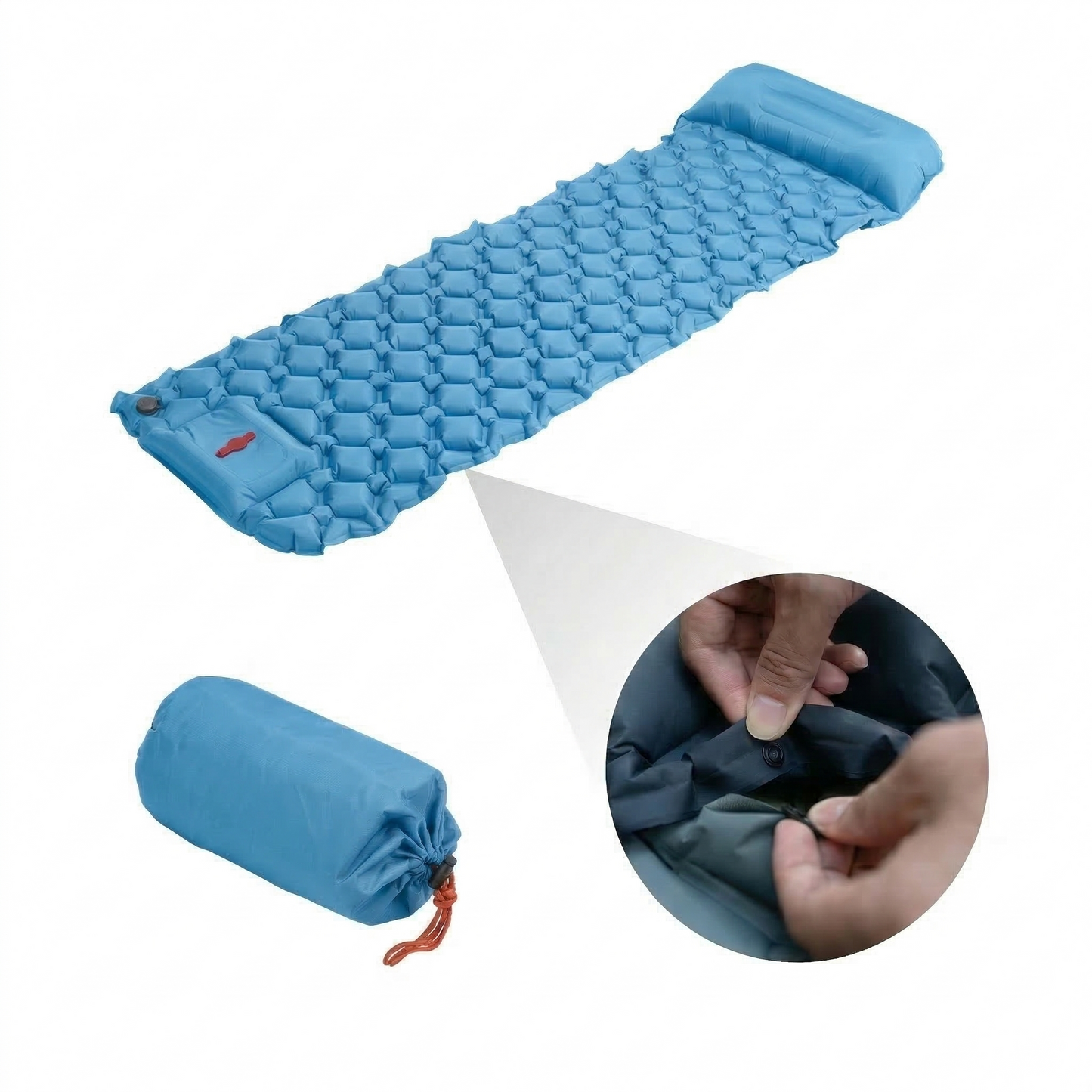Matelas Gonflable Ultra-Léger avec Oreiller