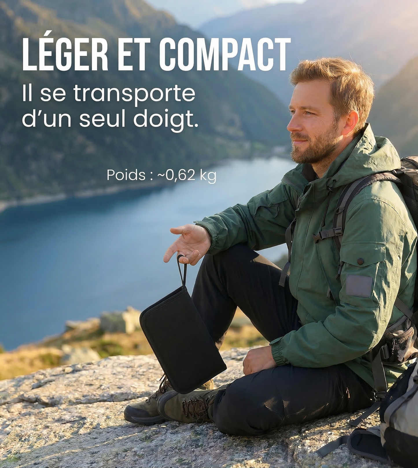 Chaise pliante multifonctionnelle portative de camping