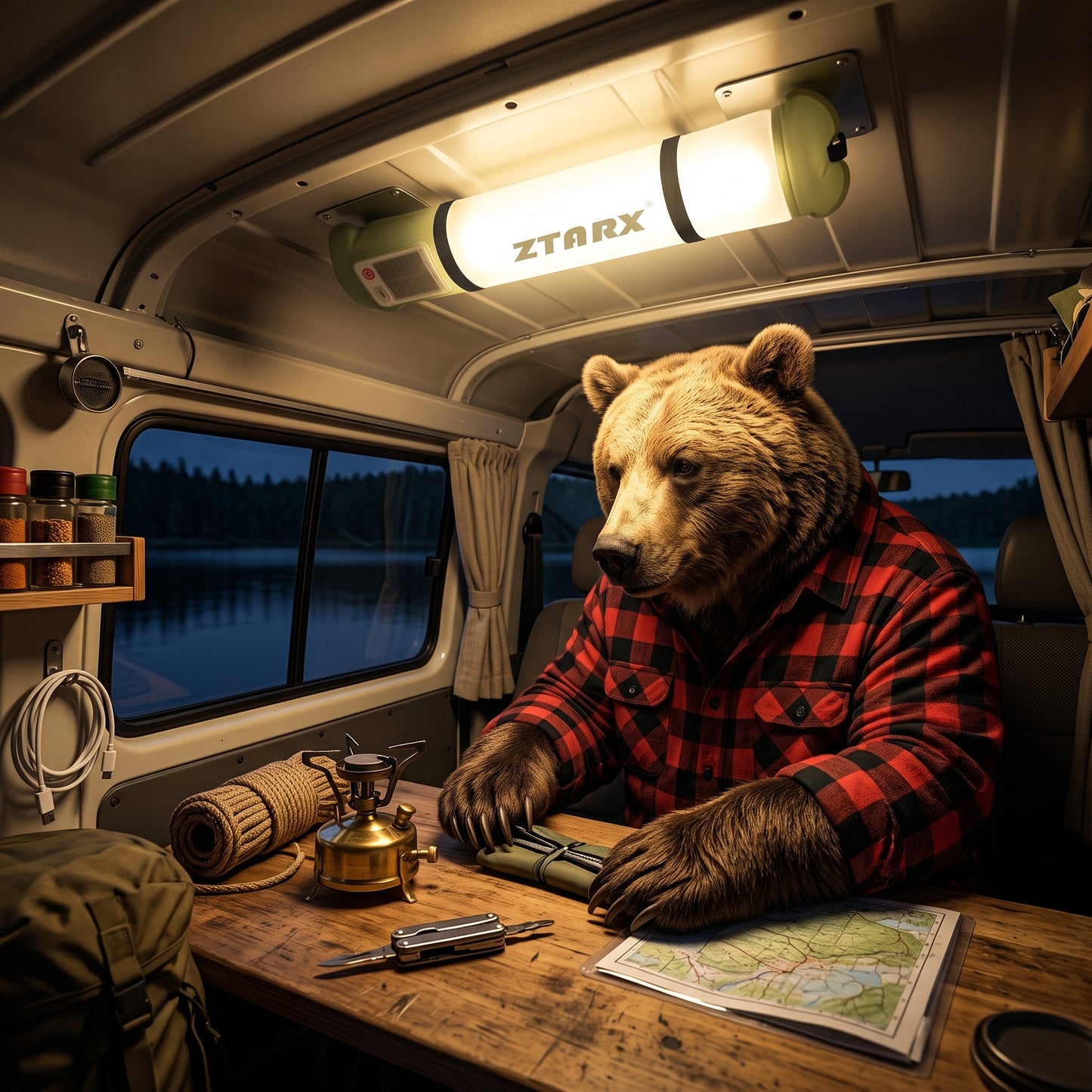 Lanterne de camping magnétique
