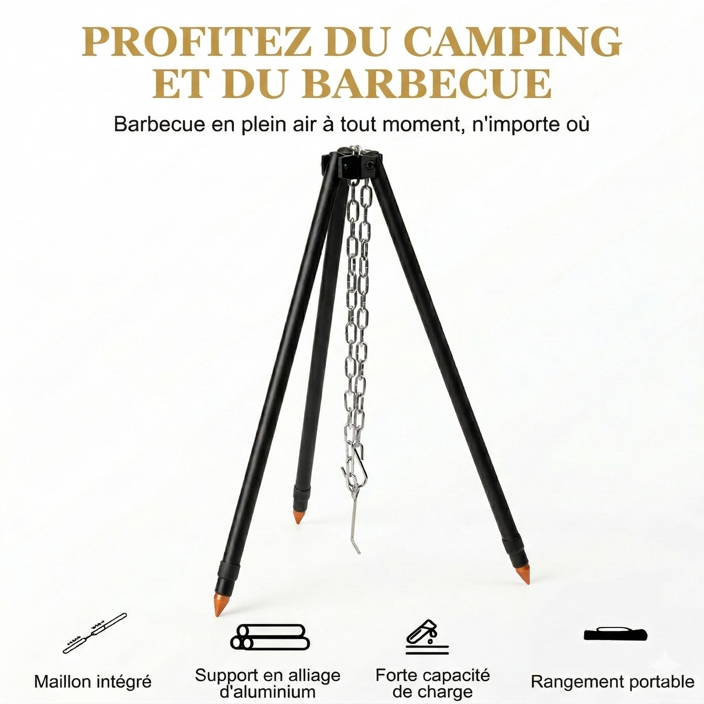 Trépied de Cuisine Outdoor