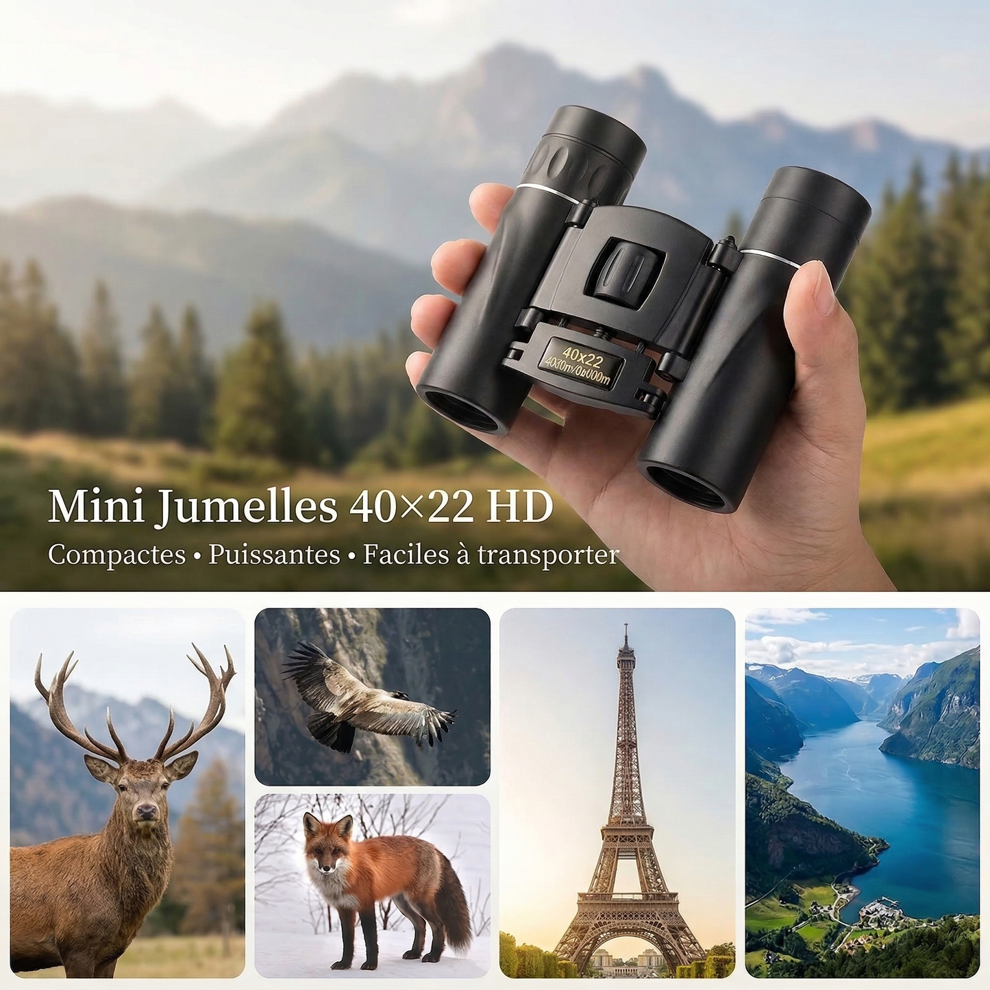 Jumelles HD Compactes