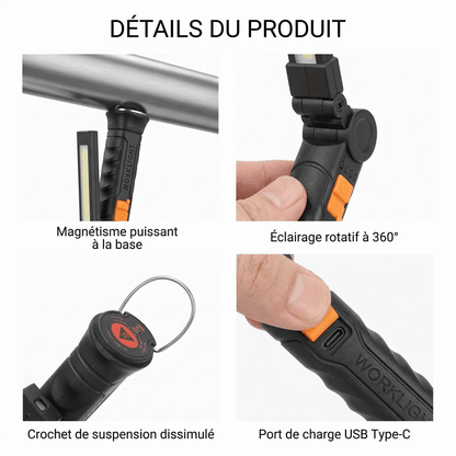 Lampe COB Rechargeable