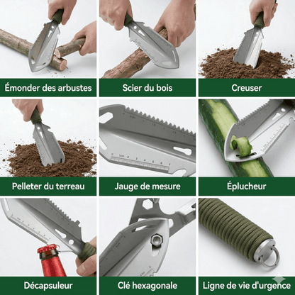 Pelle de Survie Multifonction