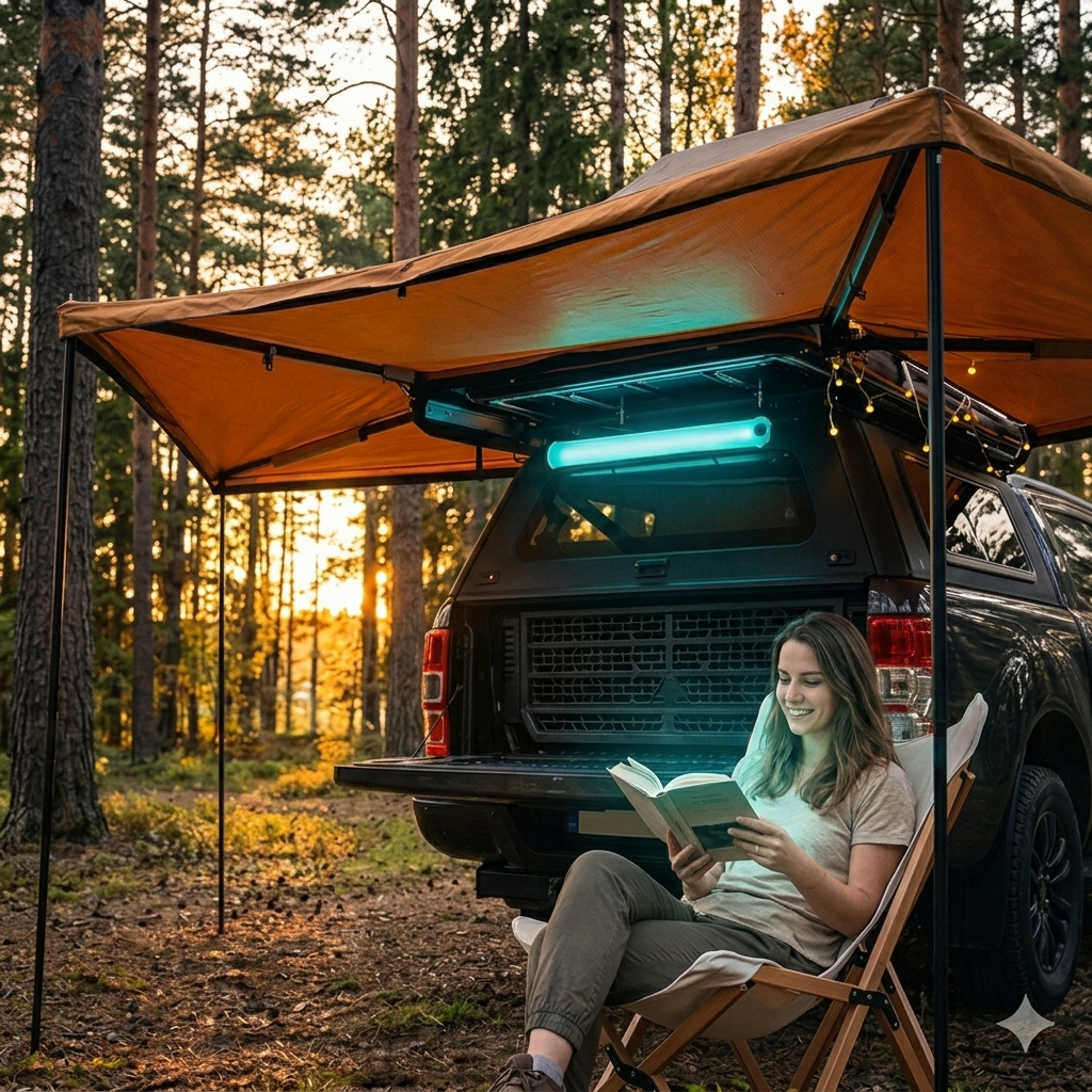 Lampe de Camping Gonflable USB + Solaire