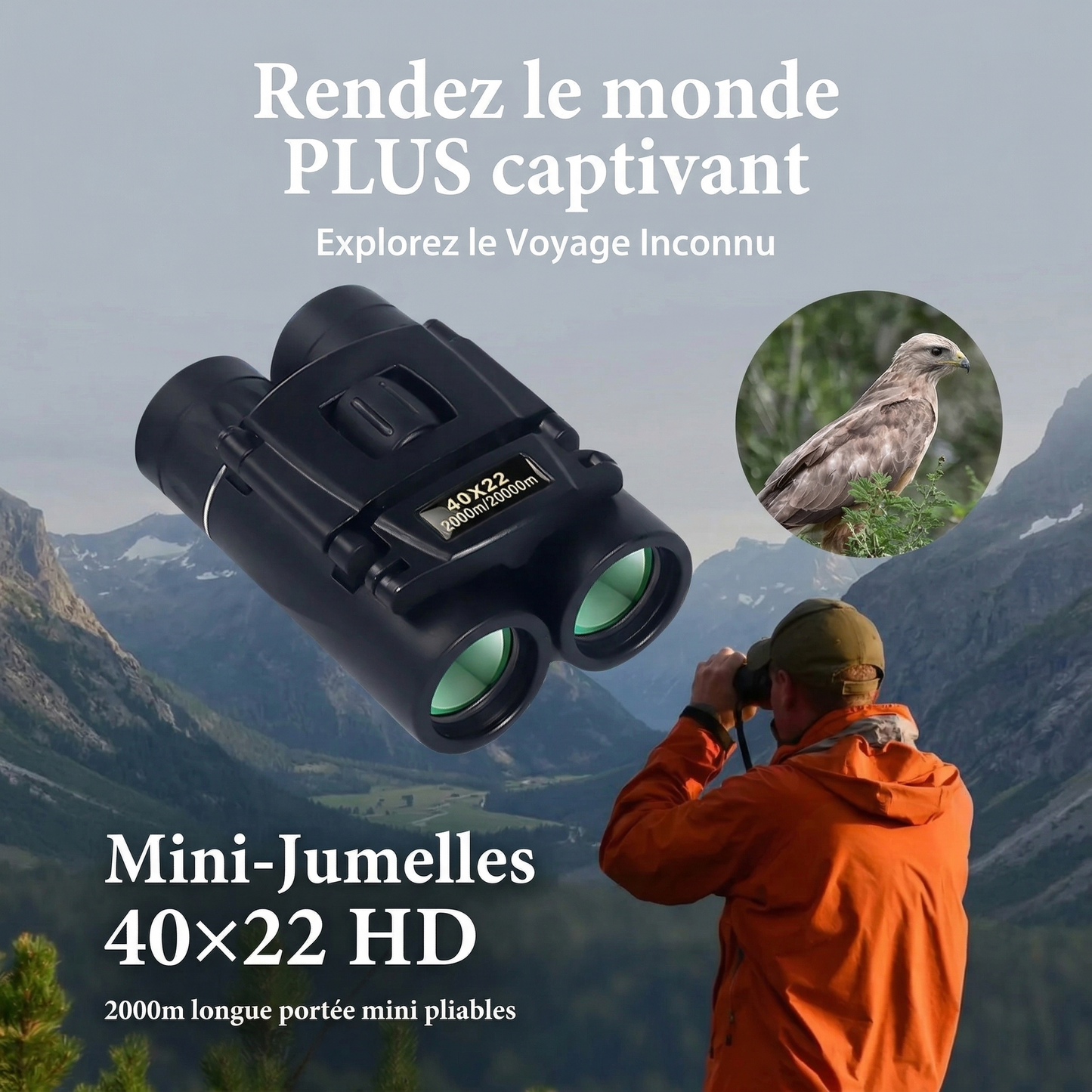 Jumelles HD Compactes
