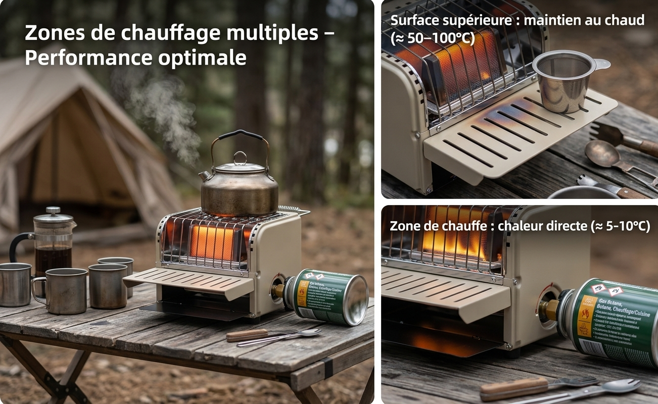 Mini Réchaud Chauffant Portable