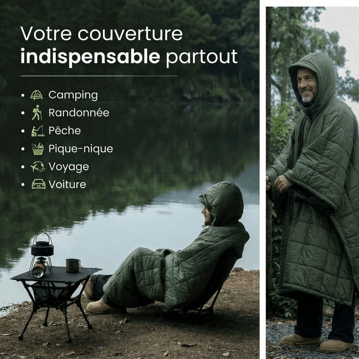 Poncho Couverture Thermique