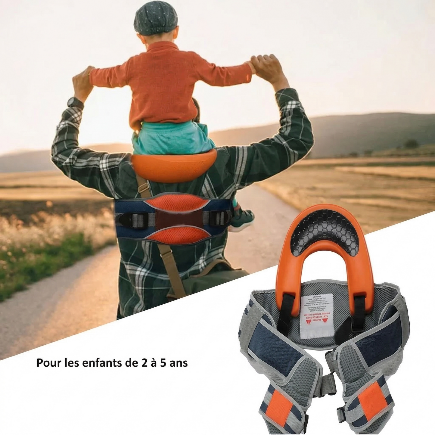 Porte-Bébé de Randonnée Épaules
