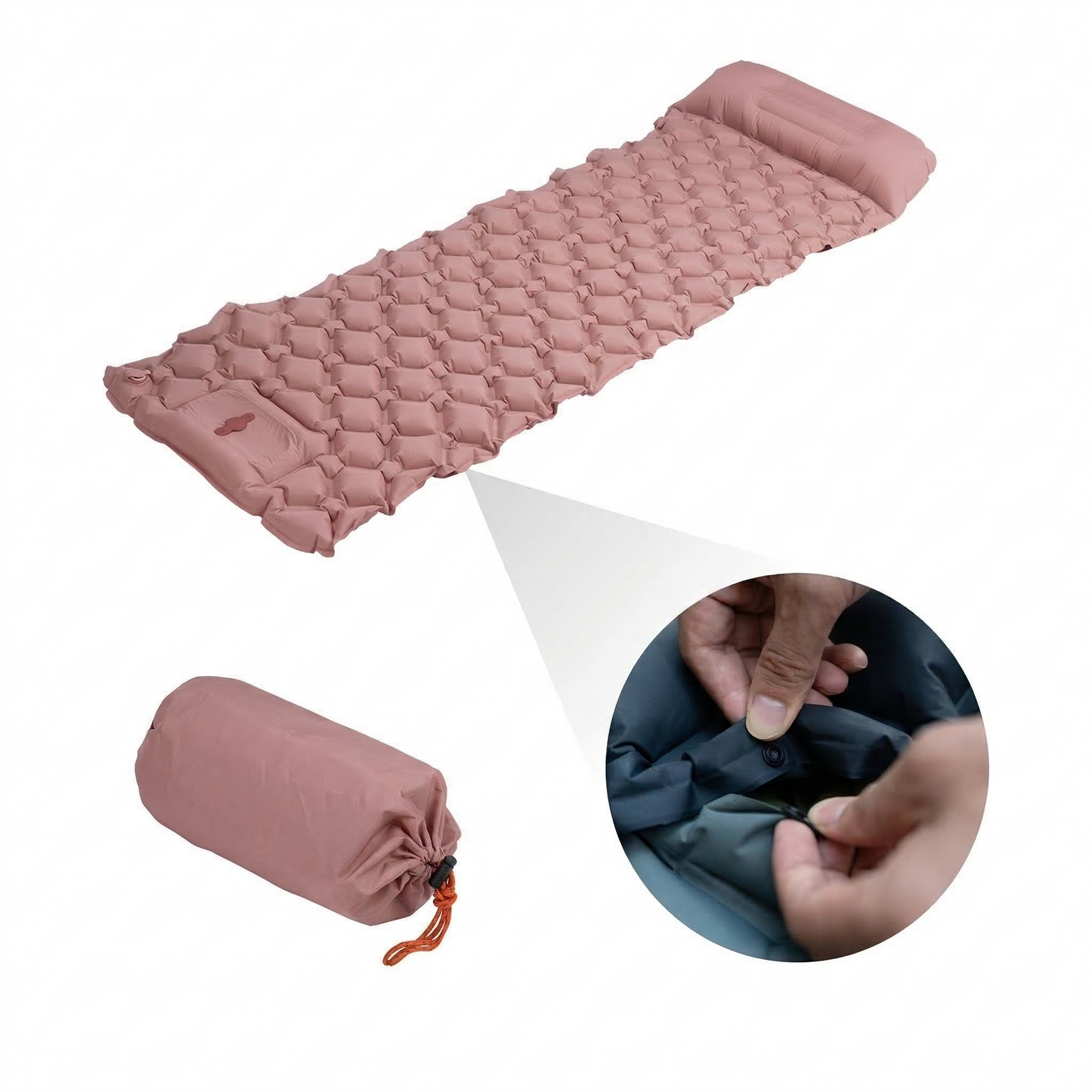 Matelas Gonflable Ultra-Léger avec Oreiller