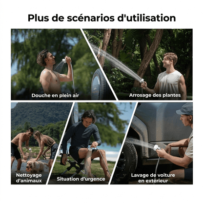 Douche de Camping Portable Rechargeable Flextail
