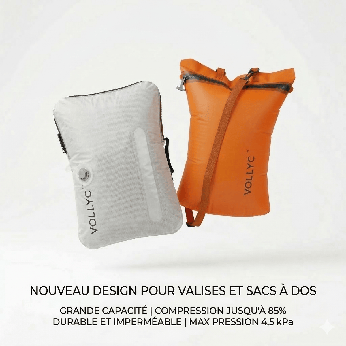 Cabane de l'ours Sac de rangement sous vide de 25L en nylon imperméable et indéchirable