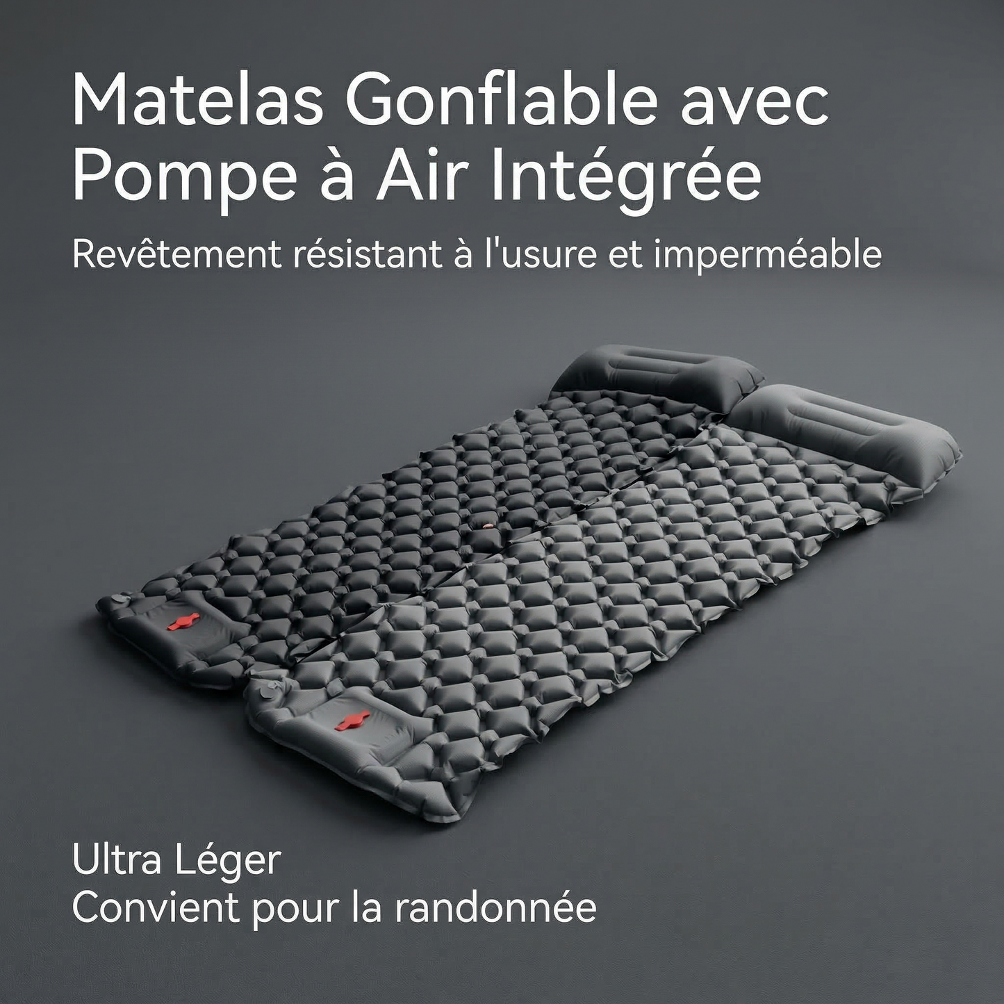Matelas Gonflable Ultra-Léger avec Oreiller
