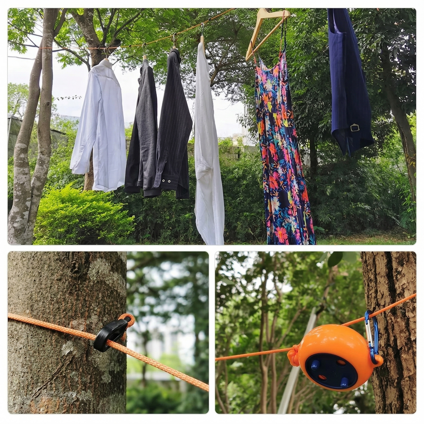 Corde à linge portable rétractable – Séchage facile partout, à tout moment