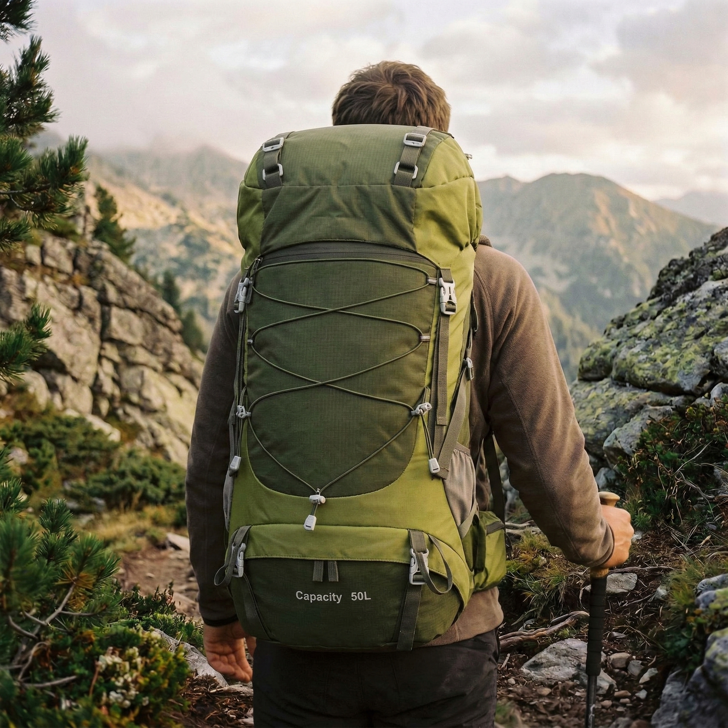 Sac Randonnée Multipoches 50l