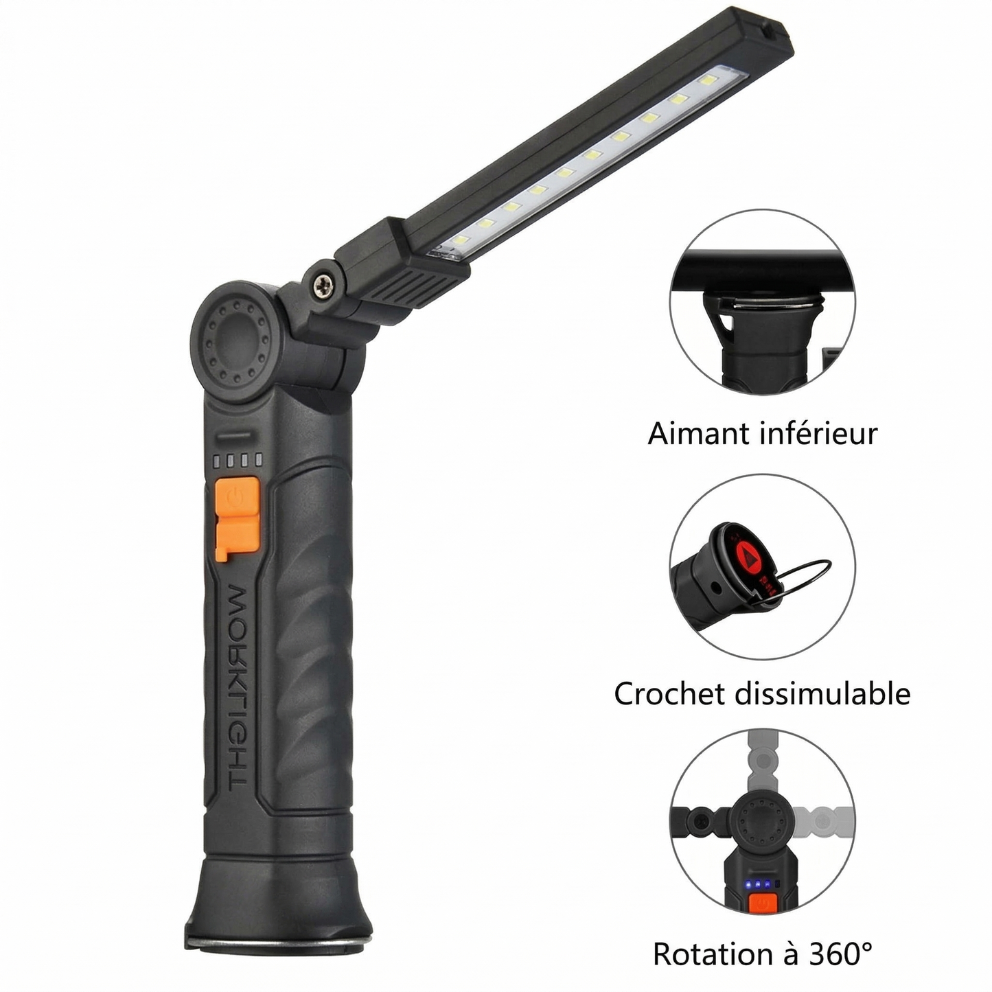 Lampe COB Rechargeable — Éclairage Puissant et Autonome, Partout