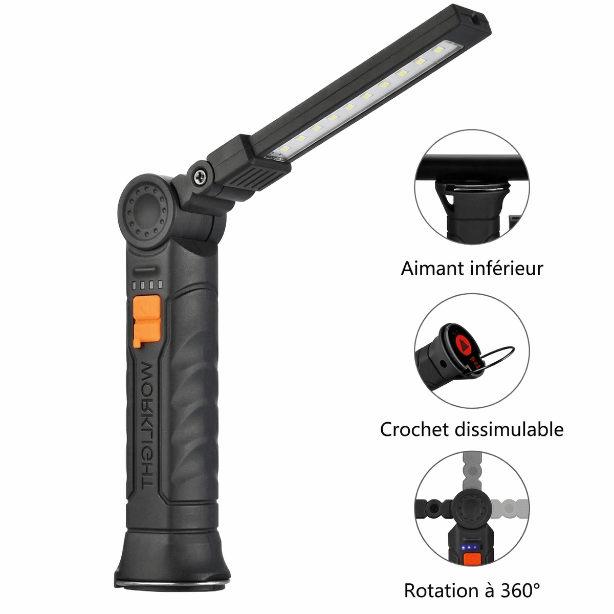 Lampe COB Rechargeable