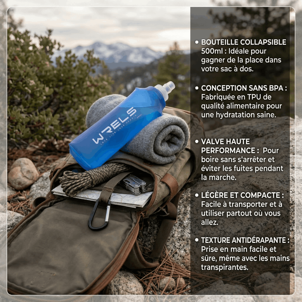 Gourde pliable WRELS