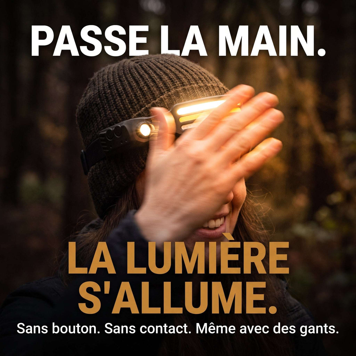 Lampe Frontale à Induction