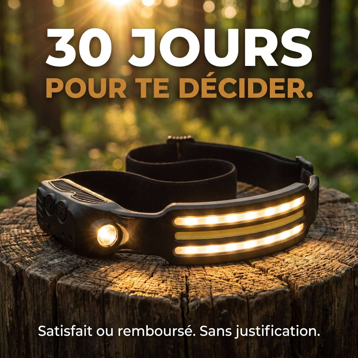 Lampe Frontale à Induction