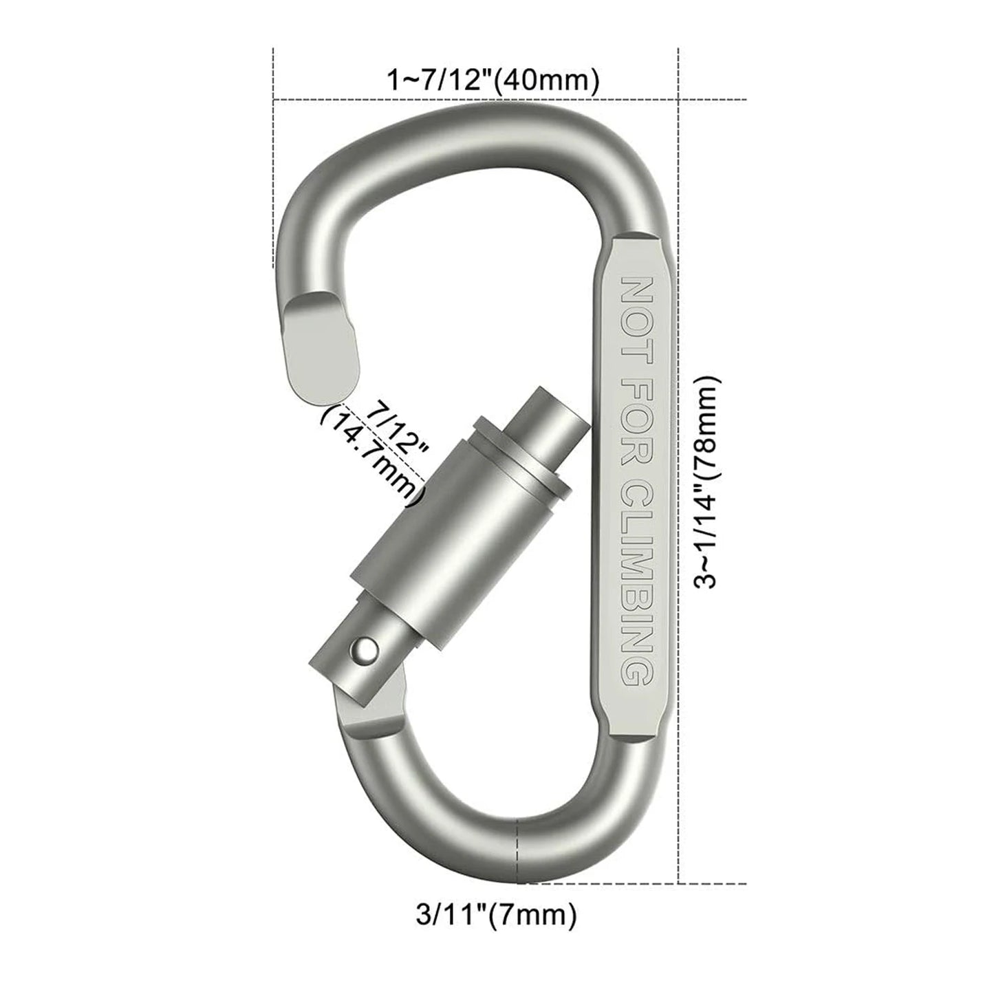 Mousquetons Outdoor Aluminium