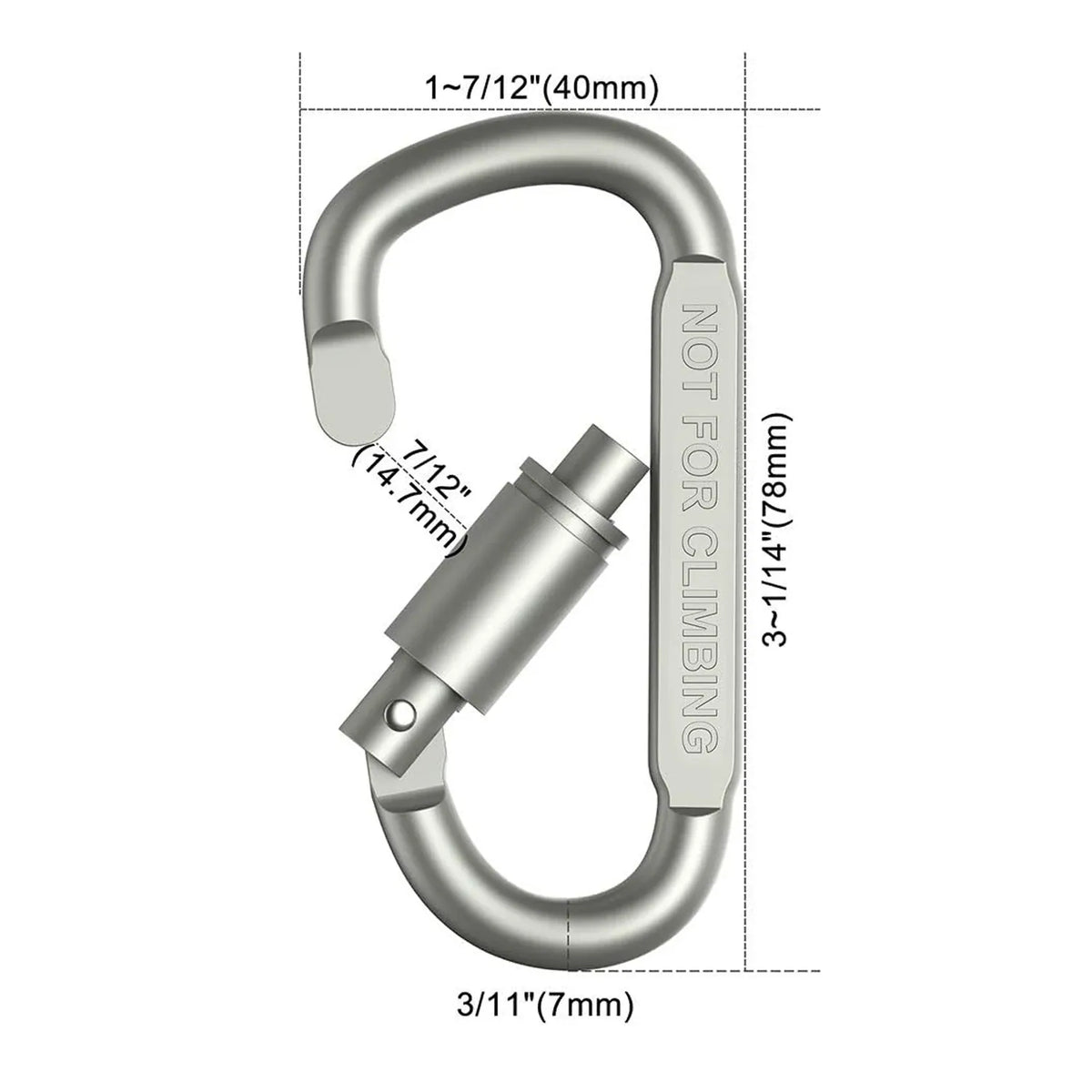 Mousquetons Outdoor Aluminium