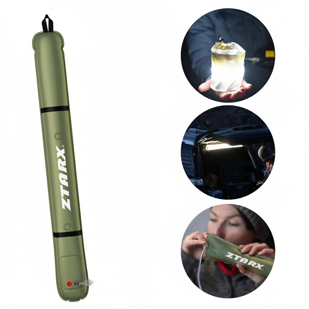 Lampe de Camping Gonflable USB + Solaire