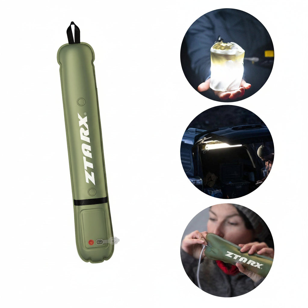 Lampe de Camping Gonflable USB + Solaire