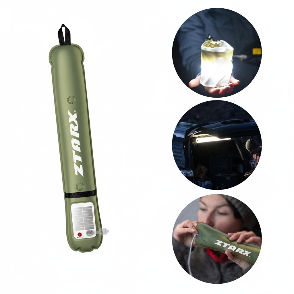 Lampe de Camping Gonflable USB + Solaire
