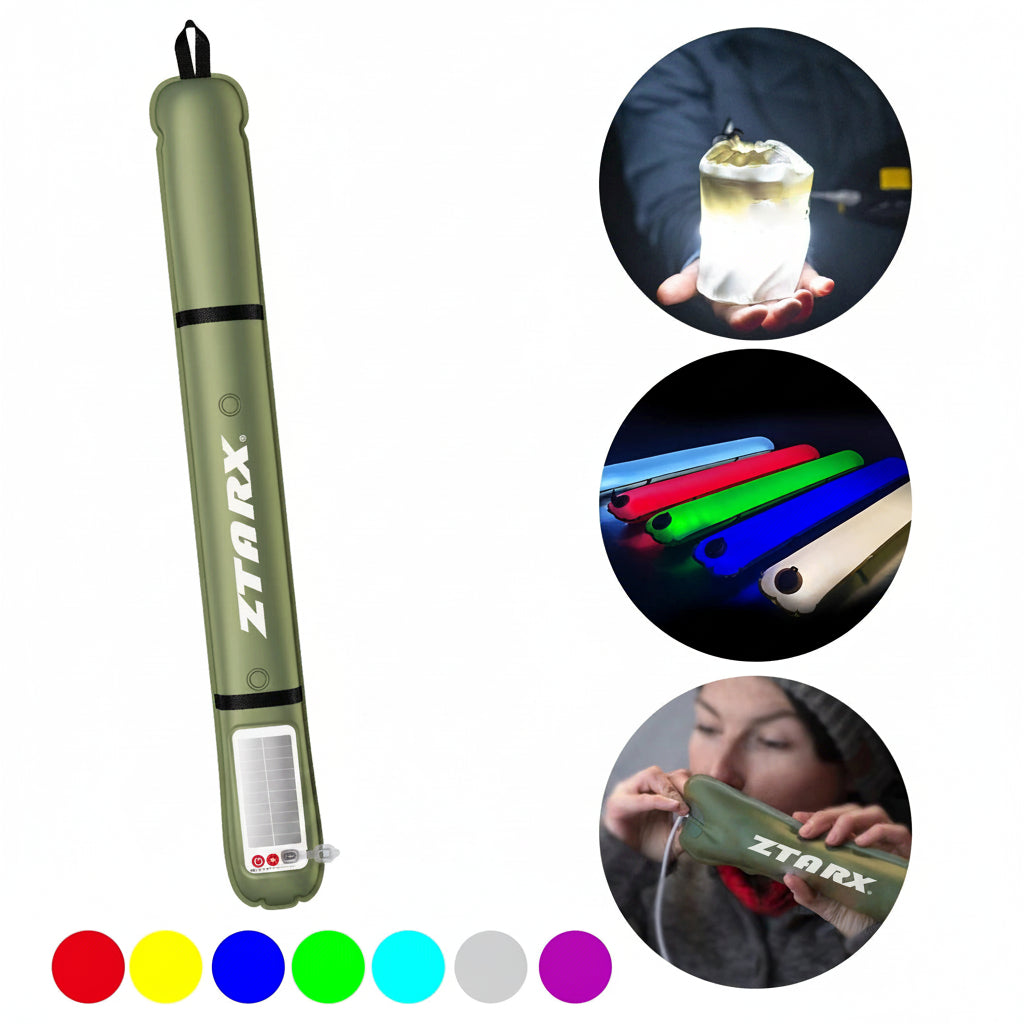 Lampe de Camping Gonflable USB + Solaire