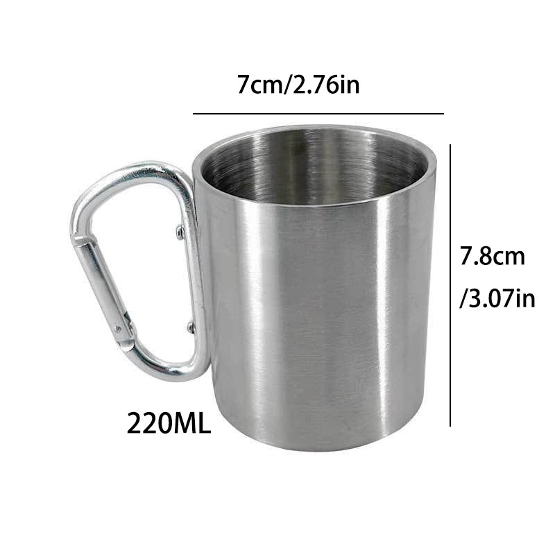 Tasse Inox Mousqueton