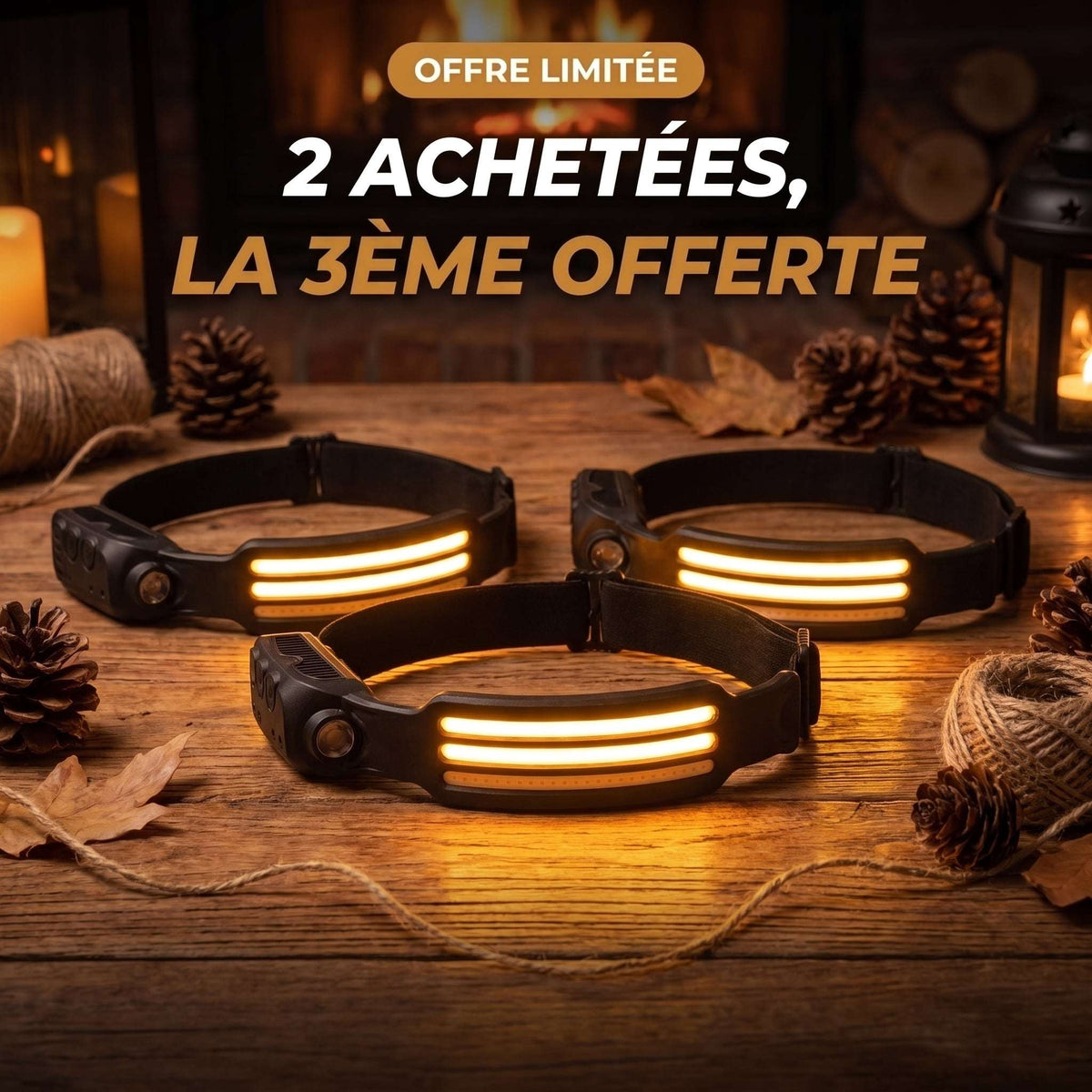Lampe Frontale à Induction